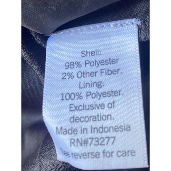 LAUREN CONRAD Smocked Off Shoulder Midi Dress Black Floral Boho Medium - Picture 5 of 5